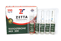 Testosterone Mix 300 (ZETTA) ампула 1ml